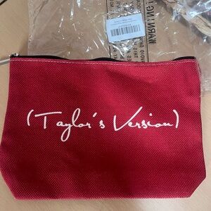 Taylor Swift Red Taylor’s Version Cosmetic Makeup Bag Accessory NEW!